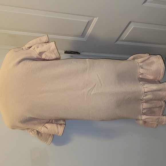 ULLA JOHNSON PINK TILLIE RUFFLE DRESS Size Small Sweatshirt Mini - Picture 6 of 11